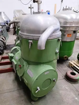 (3) Westfalia RTA 140-51-076 solid bowl separators, 316SS.