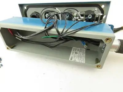 Saginaw SCE-4PB Push Button Electrical Enclosure 4 Station Control Banner E-Stop