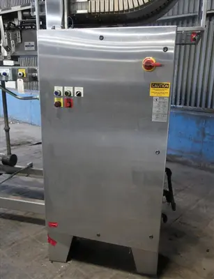 SPC8370  Can and Bottle Cleaning Machine Nercon air type bottle cleaner up-swing gripper air rinser lowerator, up to 125 fpm, Stainless Steel