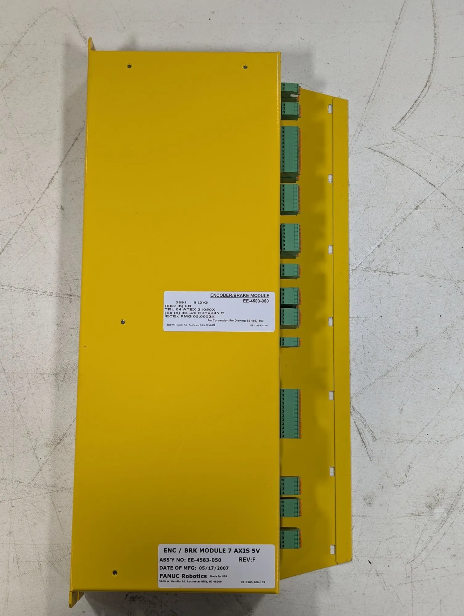 USED FANUC ROBOTICS EE-4583-050
