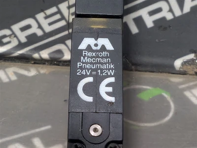 Bosch Rexroth 079-314-551-8 Mini Solenoid Valve 049 387 070 7 24VDC Used