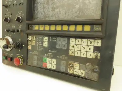 Mazak YZ20A Mazatrol CAM T-2 HMI Operator Control Panel With E-Stop & Key *Read