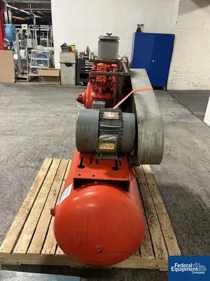 USED DeVilBiss DeVilbiss Air Compressor, Type VDs 5050 with Deltech Air Dryer, Model HG25