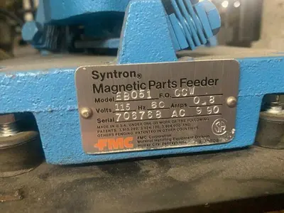 5922-700 Dama Syntron Model EB051 Magnetic Jewelry Earring BAck Parts Feeder with Optima Air Feed