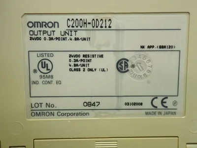 Used OMRON C200HOD212 Input / Output Modules | HGR 24 #733522