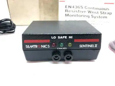 New | in-Stock Sentinel Continuous Resistive Wrist Trap Ground Monitoring ESD Testers Michigan US | Maverick Industrial Sales #1396190