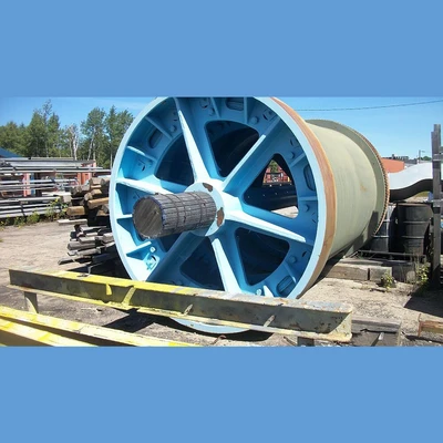7 ft. x 11 ft. Single Drum Service Hoist