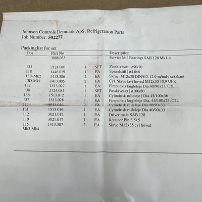 NEW Johnson Controls 3088.035