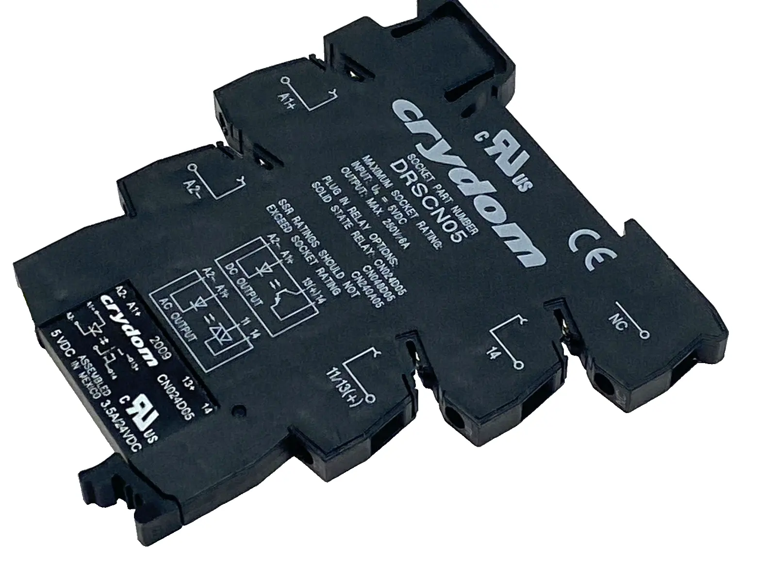 Used Crydom Socket W/ CN024D05 Solid State Relay 24VDC 3.5A 3-12V Input Relays & Switches Michigan US | Maverick Industrial Sales #1395228