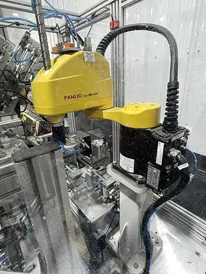 Used FANUC N95 FACE MASK NOSE CLIP FANUC ROBOTIC ASSEMBLE AND ATTACHING CELL BY ACE NEW 2020 Robotic Welding Cells | Harbor Machinery Inc. #1283352