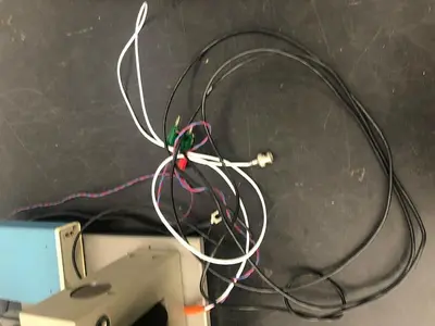 LAKE SHORE Electromagnets on stand with 2.5''thick x5.5'' dia  WITH 110 CURRENT