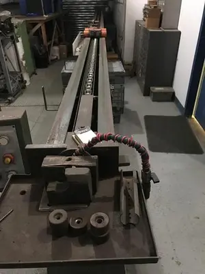 3026-140 CROA Power Draw Bench / Chain Extruder 1500KG Traction Power with Variable Speed Drive
