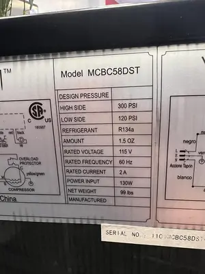Used VISSANI MCBC58DST Undercounter Refrigerators Florida US | BAM Discount Restaurant Equipment #1425516
