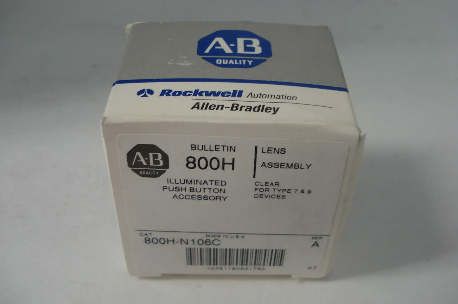 NEW ALLEN BRADLEY 800H-N106C PUSHBUTTON ACCESSORY 800HN106C