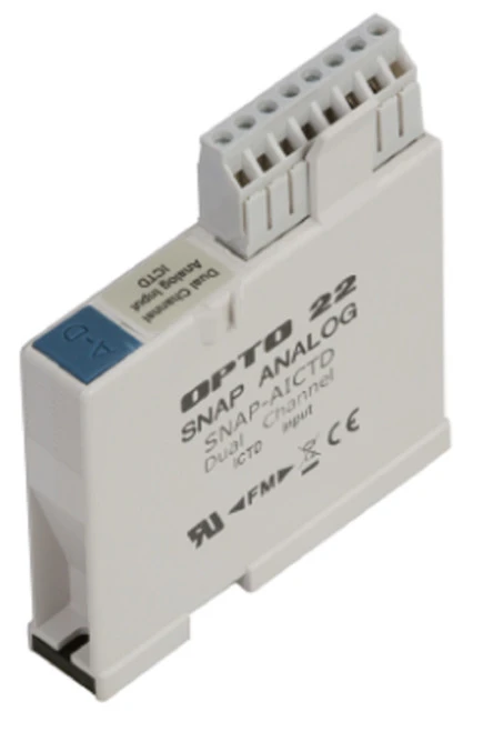 Opto 22 SNAP-AICTD SNAP 2-Ch Analog Temperature Input Module - ICTD [Refurbished]