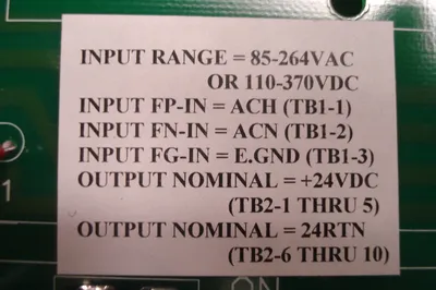NEW TELVENT C3321-000-00232 POWER SUPPLY ASSEMBLY