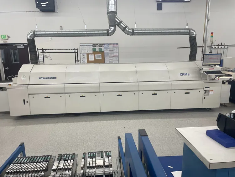 Used 2012 VITRONICS SOLTEC XPM3I-1030 REFLOW OVEN SMT Reflow Oven Ontario CA | Tekmart International Inc. #1329139