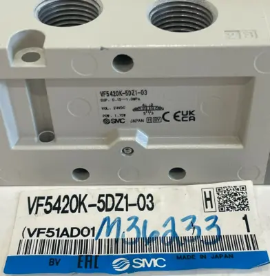 NEW SMC VF5420K-5DZ1-03 SOLENOID VALVE VF5420K5DZ103