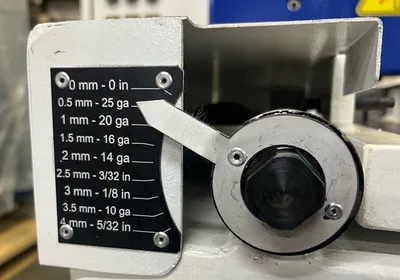 2022 PRIMELINE M1010 Power Squaring Shears (Gauge) | Used Fab Machines (2)
