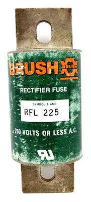 NEW BRUSH RFL-225 RECTIFIER FUSE 750V RFL225