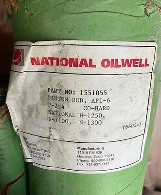 National Oilwell Pump Piston Rod PN 1551004