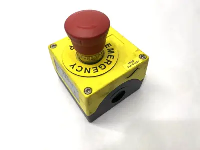 USED SIEMENS SIRIUS ACT PLASTIC EMERGENCY STOP ASSEMBLY