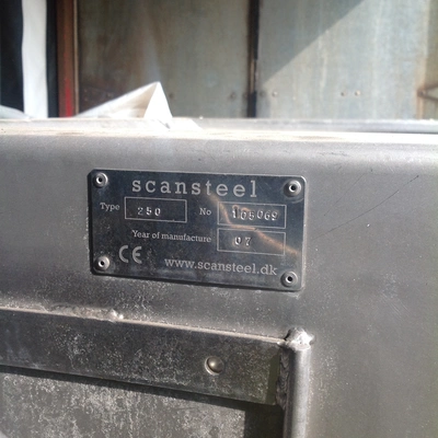 Scansteel S/S single screw extruder mincer-grinder type 250