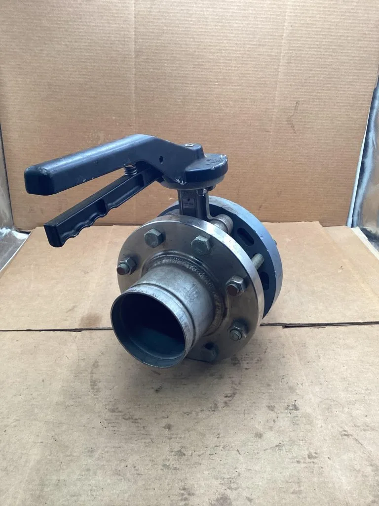 Max Seal 4″ Butterfly Valve; 53-SS-SS-SS-E-N-100; 150WOG