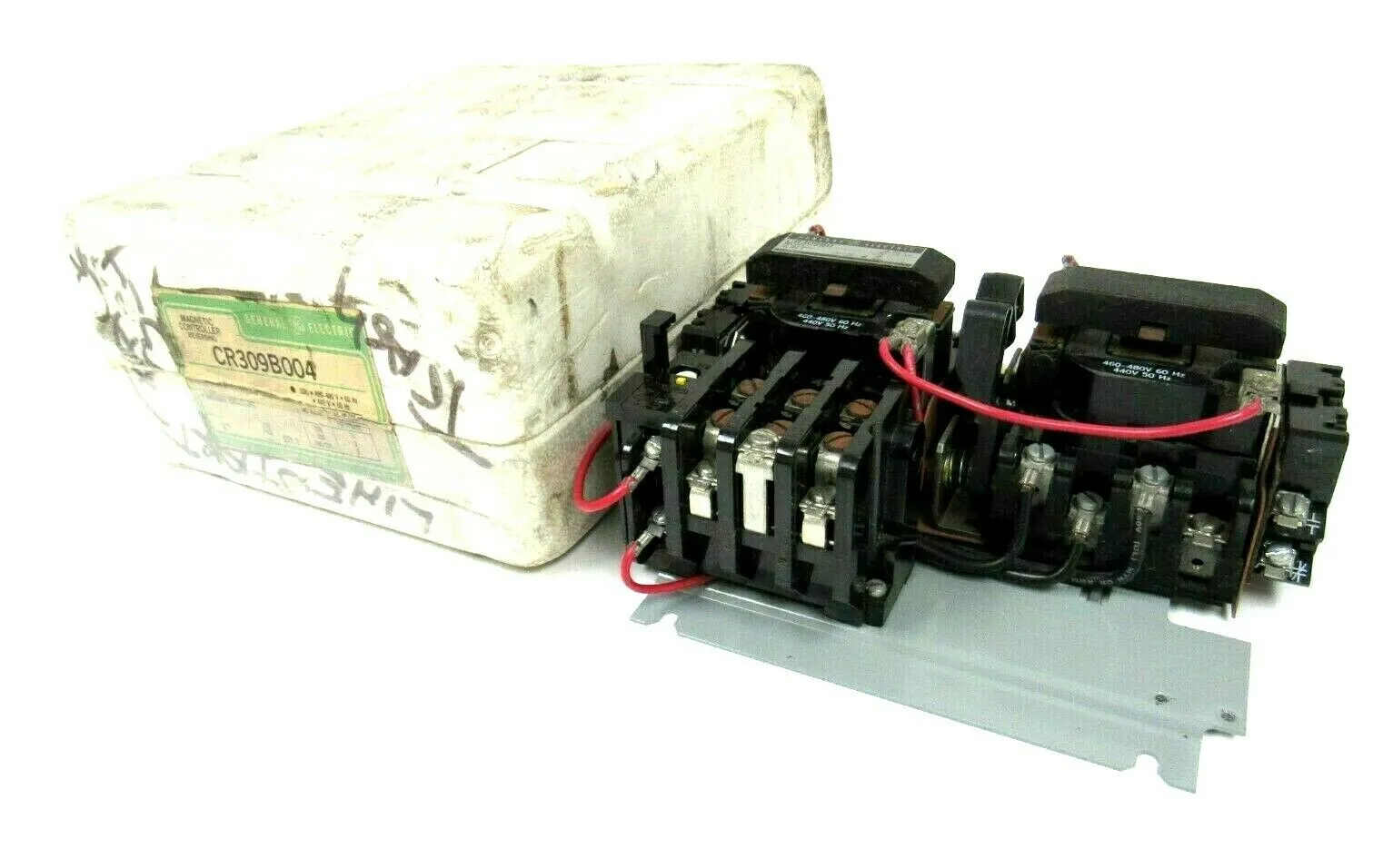 NEW GENERAL ELECTRIC CR309B004 REVERSING STARTER SIZE 0