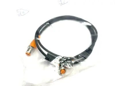 NEW IFM RIGHT ANGLE CONNECTION CABLE M12 1M VDOAH040MSS0001H04STGH040MSS