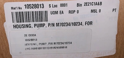 Casing for Kolmeks In-Line Pump  Stainless Steel  New Storeroom Spare