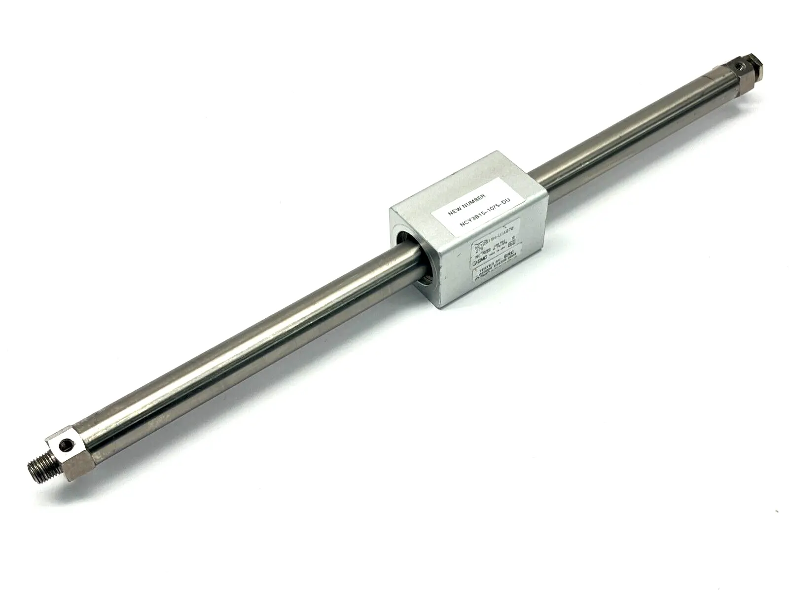NCY3B15-1075-DU | SMC  Rodless Cylinder 5/8" Bore 10" Stroke - Used