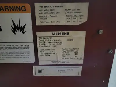 USED SIEMENS 88H3533344A1AS