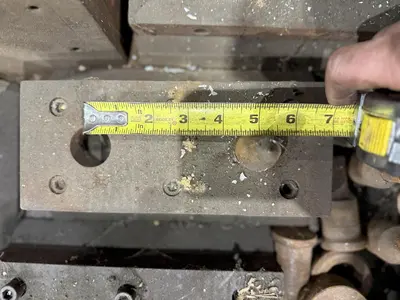 2 HOLE PRESS PUNCH DIE FOR SPLICE PLATES / MOUNTING BRACKETS: STOCK #23650