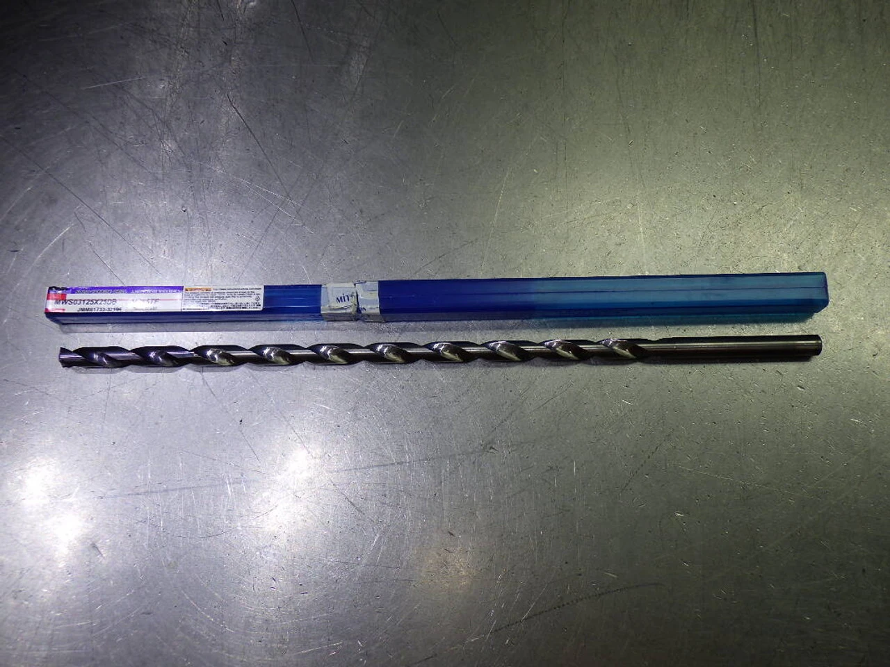 Mitsubishi 5/16" Coolant Thru 25xD Carbide Drill MWS03125X25DB VP15TF (LOC2423A)