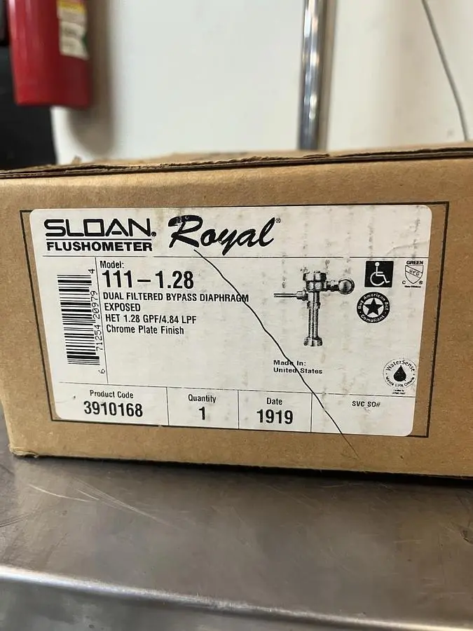 Used SLOAN 111-1.28 Plumbing Equipment Ohio US | Surplus Asset Holdings #1553639