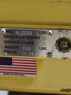 USED M & W WLL 4000 Lbs.
