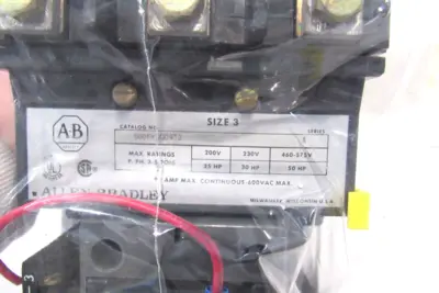 NEW ALLEN BRADLEY 500F-DOD930 AC CONTACTOR SER.A 500FDOD930