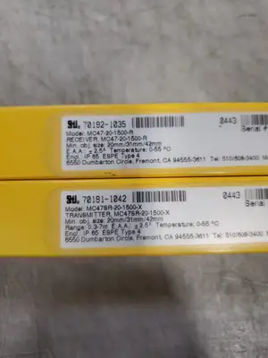 Used STI Omron MC47-20-1500-R/MC47SR-20-1500-X Light Curtains & Grids South Carolina US | Palmetto Automation #1158480