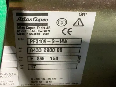 Used 2006 ATLAS COPCO PF3109GHW Automation Control (HMI) Ohio US | HGR 24 #1515835