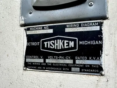 CONTROL PANEL FOR TISHKEN ROLLFORMER LINE: STOCK #20438