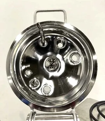HOLLOWAY 30 Liter (8 Gallon) Holloway Sanitary 316L Stainless Steel Agitated Reactor REACTORS | EcReCon Inc (8)
