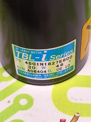 TAMAGAWA 4501N1827E600 AC SERVO MOTOR TBL-i SERIES 30W 48V