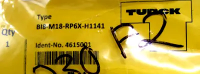 NEW TURCK BI8-M18-RP6X-H1141 SENSOR 4615001 BI8M18RP6XH1141