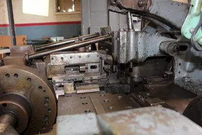 NILSON MODEL #S3F WIRE BENDING FOUR SLIDE MACHINE .STOCK# 1156822