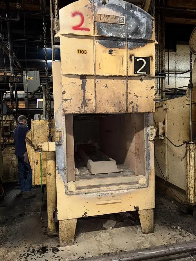 Item# T441 Recirculating Box Tempering Furnace 36″ X 36″ X 96″