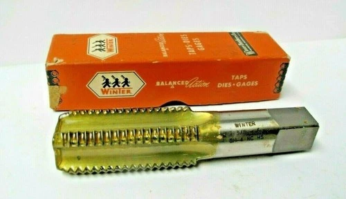1 WINTER Hand Tap 1 3/8 - 6 GH-4 NC HS 4 Flutes PLUG Brand New