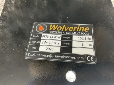 Used WOLVERINE PFF3-13-45W PALLET FORK FRAME 3 Pallet Forks Michigan US | Miedema Asset Management Group #1468722