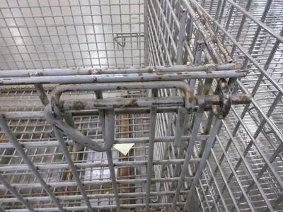 U-LINE, COLLAPSIBLE WIRE CONTAINER