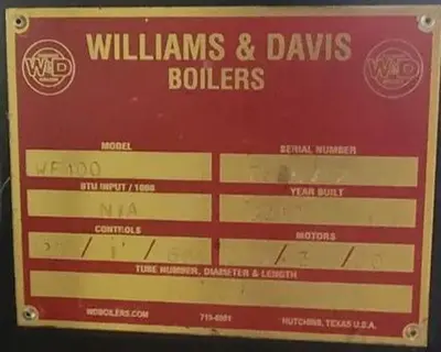 USED 2017 WILLIAMS & DAVIS 3100D-150S